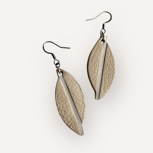 BOUCLES D'OREILLES CUIR NOELLA