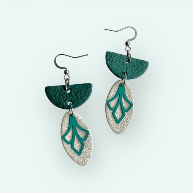 BOUCLES D'OREILLES CUIR THAÏS