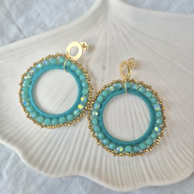 Boucle verte, acier inoxydable