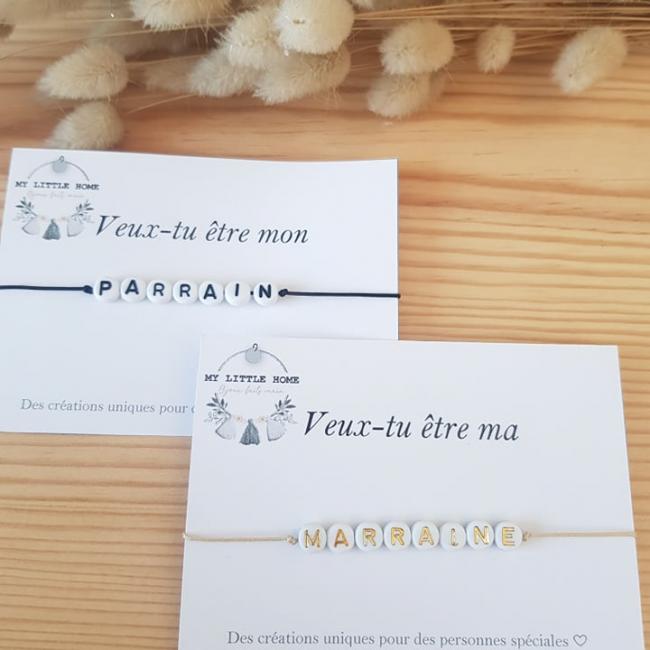 Bracelet message : "Veux-tu être"