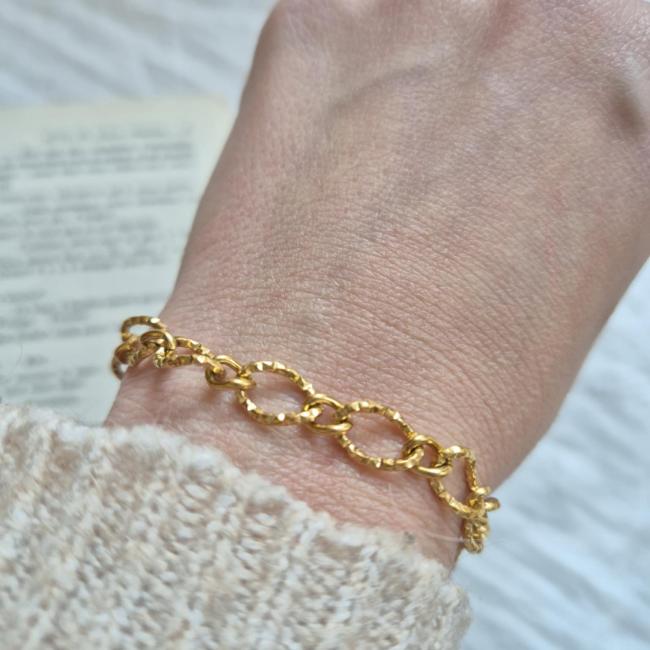 Bracelet chaine , acier inoxydable