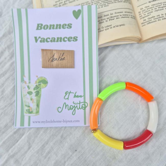 Coffret bracelet + graines de menthe