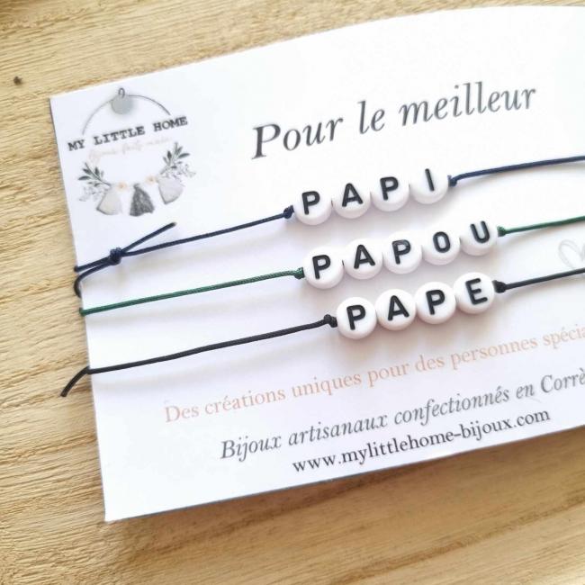 Bracelet papi à personnaliser