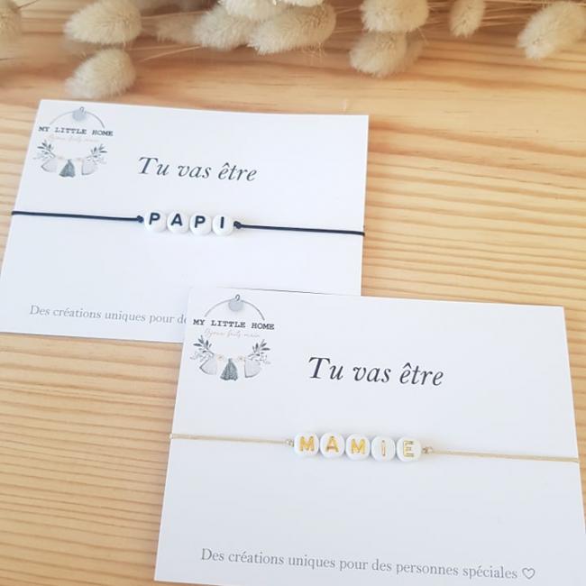 Bracelet Message : "Tu va être"