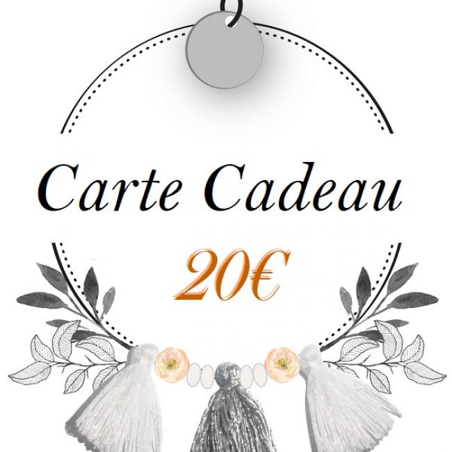 Carte Cadeau 20€