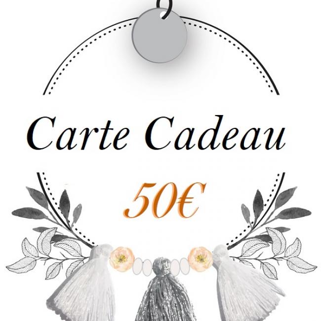 Carte Cadeau 50€
