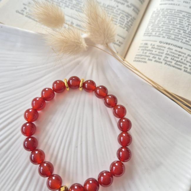 Bracelet pierre ,acier inoxydable