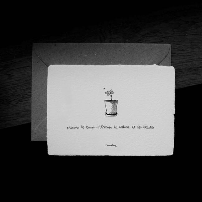 Carte " l'observation sensible "