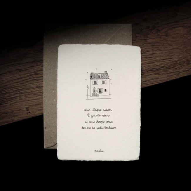 Carte " Maison des coeurs "