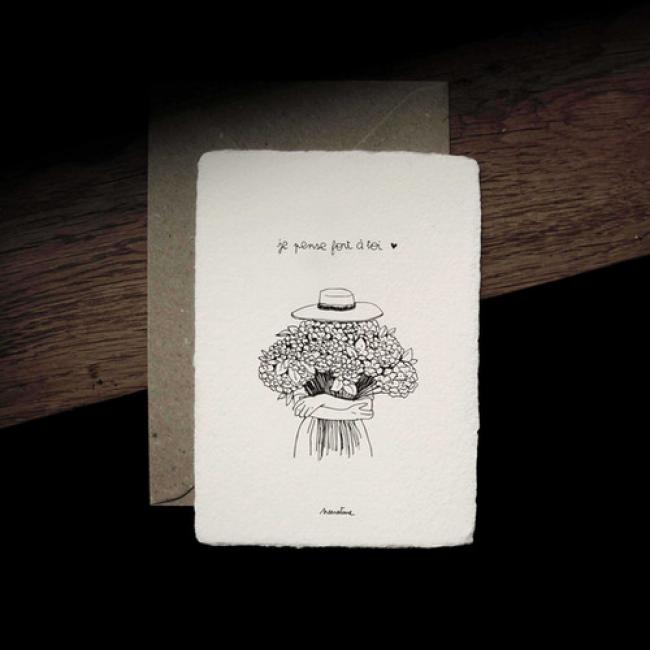 Carte " Gros bouquet  "