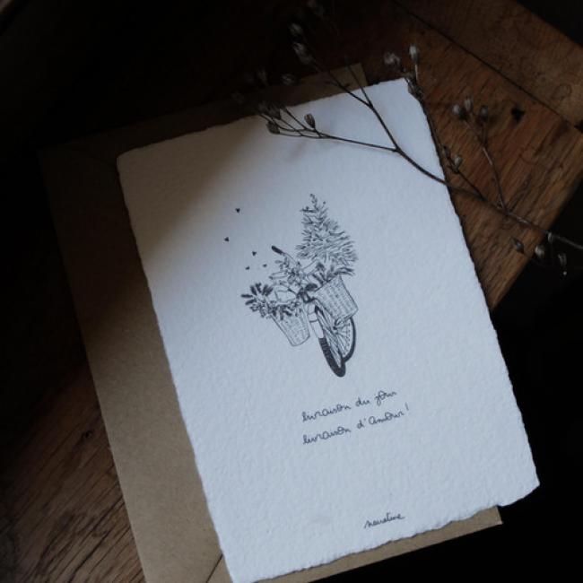 Carte " Livraison d'amour "