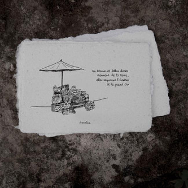 Carte artisanale po&eacute;tique | Les bonnes et belles choses