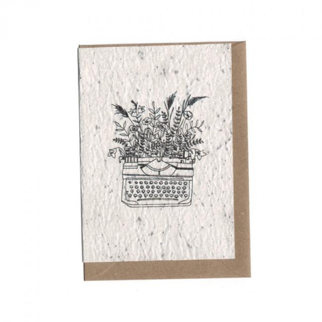 Machine à écrire - collaboration x Carte de Lulu