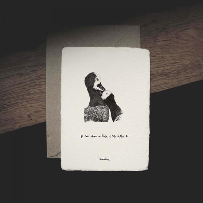 Carte " Gine et Ginette "