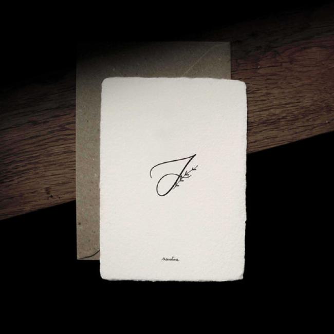 Carte alphabet / J