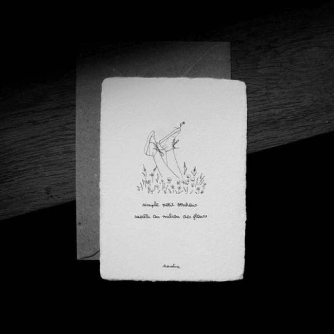 Carte " Simple petit bonheur "