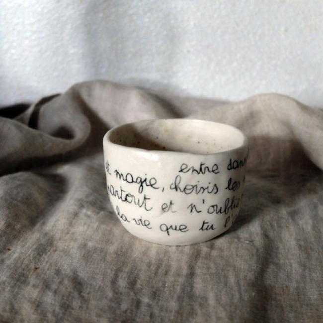 Tasse porcelaine - Danse de la vie