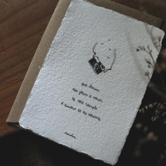 Carte " Amour et sourire "