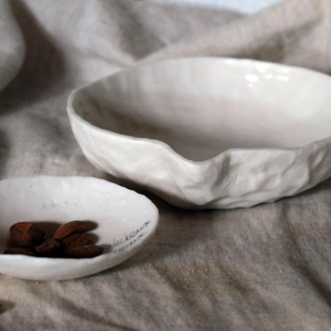 Assiette creuse porcelaine - L'énergie