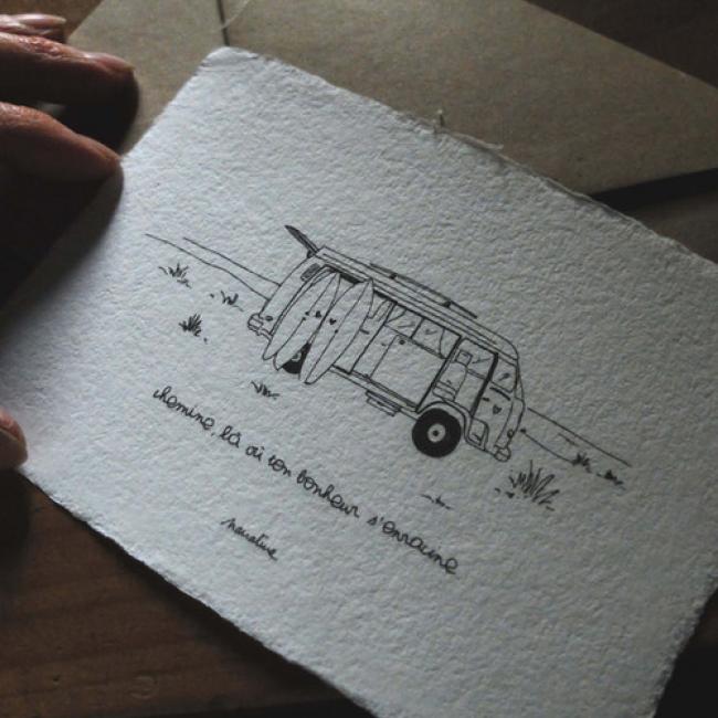 Carte " la Vanlife "