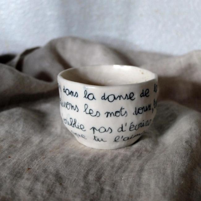 Tasse porcelaine - Danse de la vie