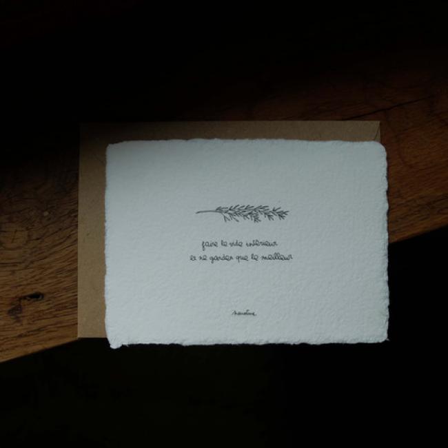 Carte " Vide intérieur "