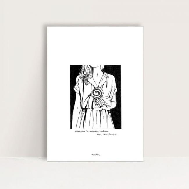 Mini-Affiche " Gourmandise "