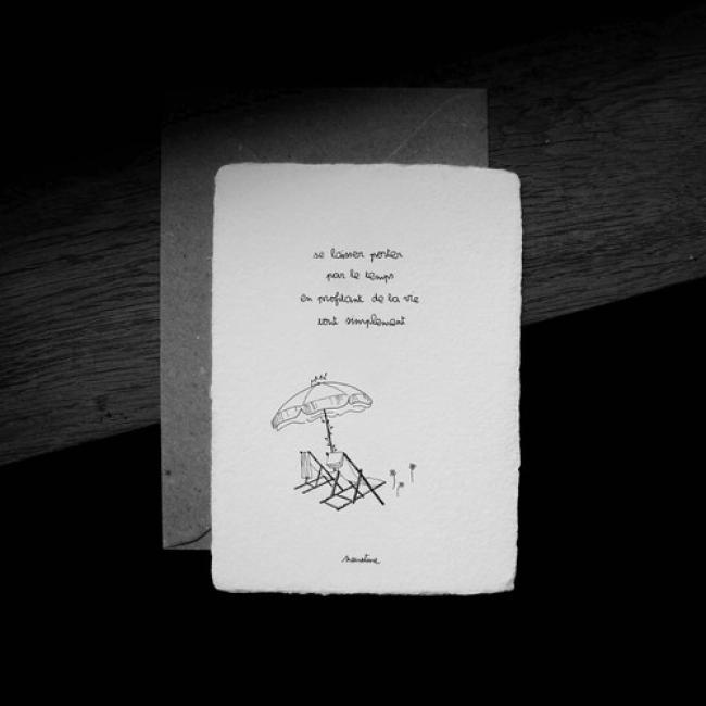 Carte " Parasol "