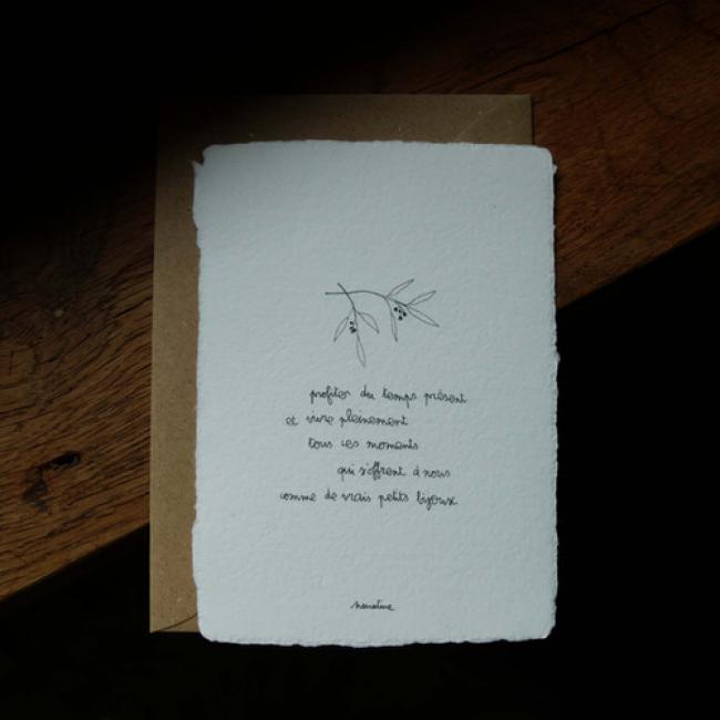 Carte " Petits bijoux "