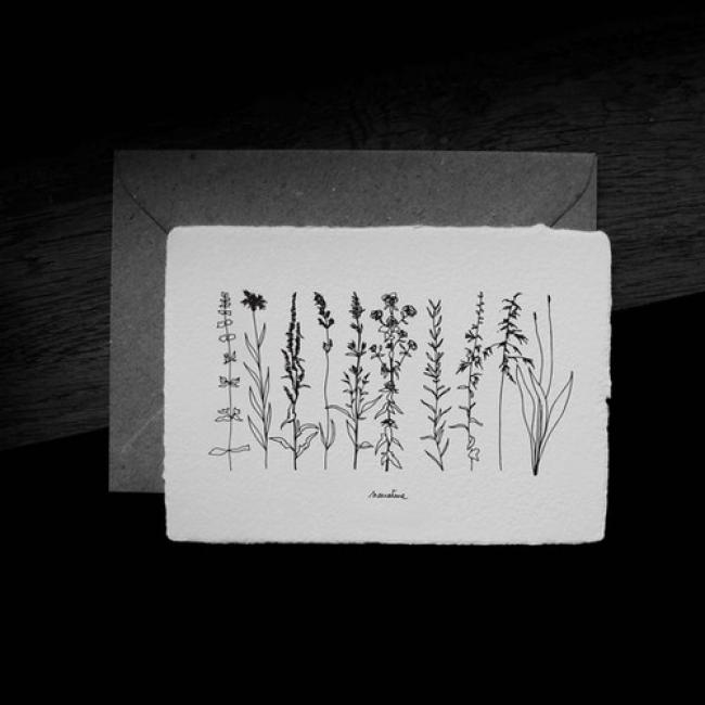 Carte artisanale po&eacute;tique  |  Les dix gracieuses