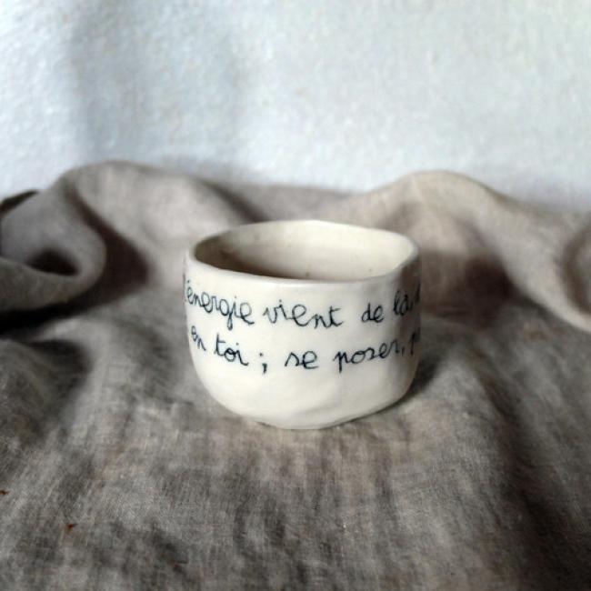 Tasse porcelaine - L'énergie ( II )
