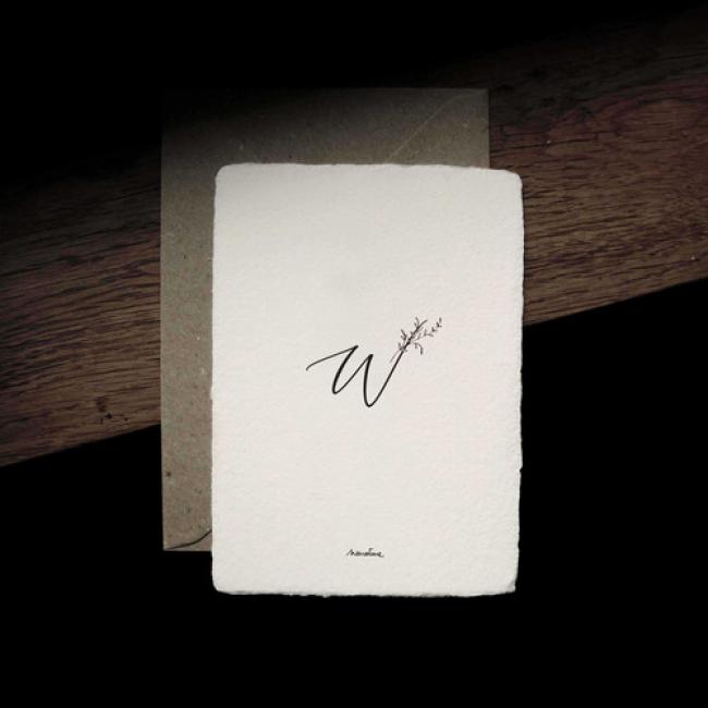 Carte alphabet /W