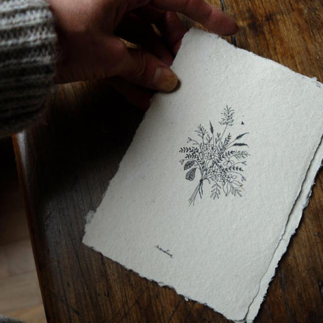 Carte " Joyeux bouquet "