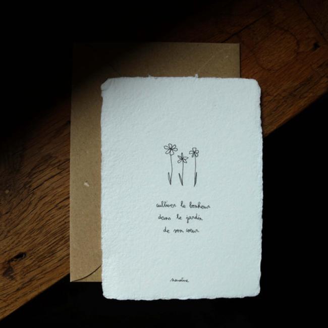 Carte " jardinerie "