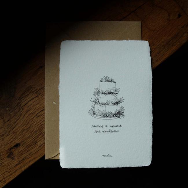 Carte " gateau du jour "