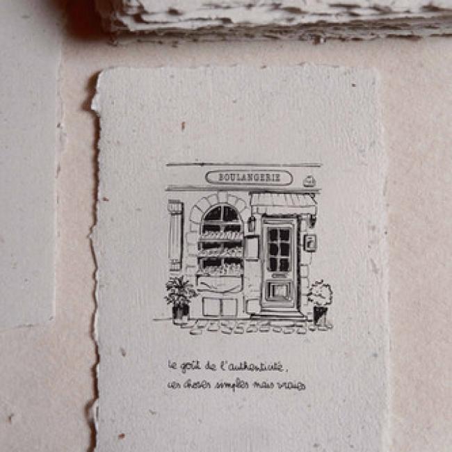 Carte artisanale po&eacute;tique |  Le magasin de la gourmandise