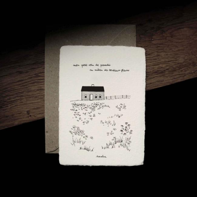 Carte " Prairie fleurie "