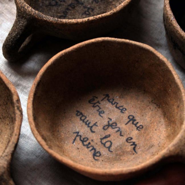 Tasse anse grès - Zen