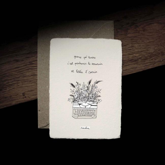 Carte " Ecrire "