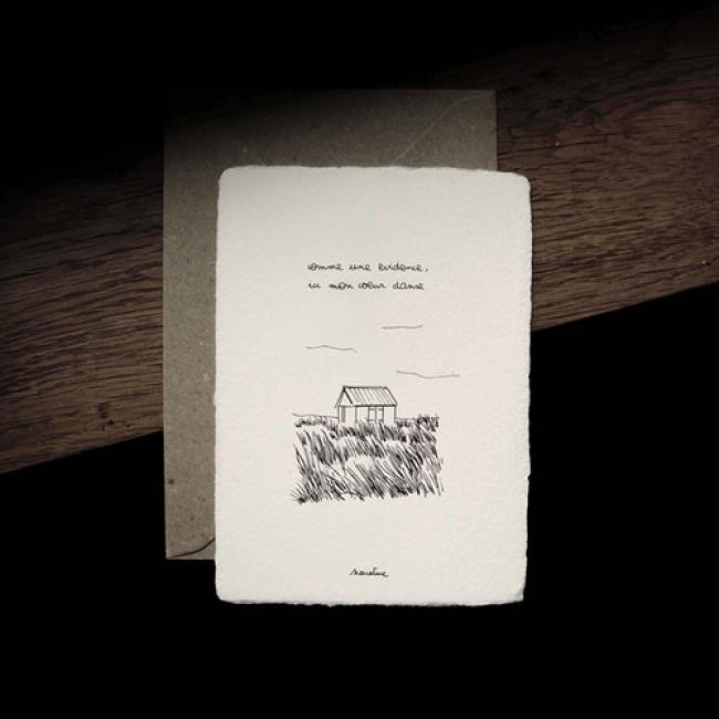 Carte " Comme une évidence "