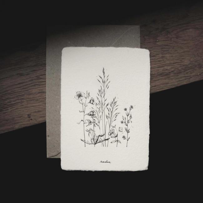Carte Herbier /  Vagabondes - 5