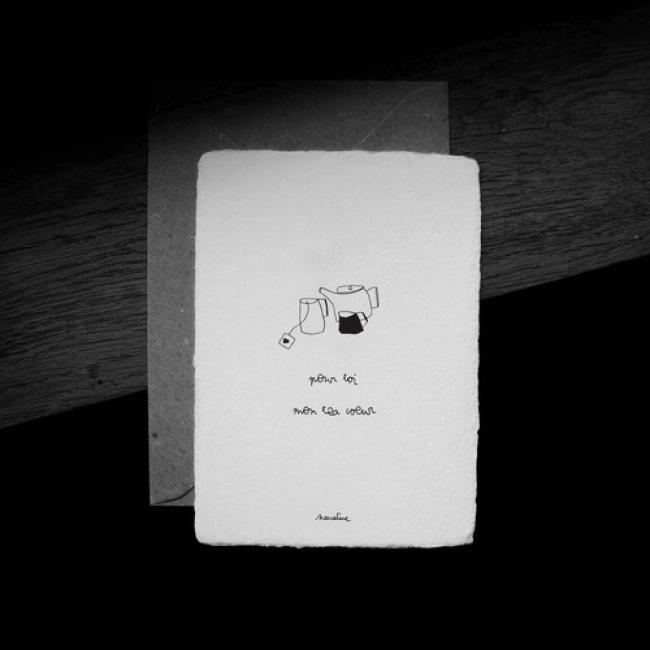 Carte " Tea coeur "