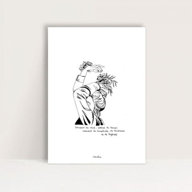 Mini-Affiche " Douceur du vent "