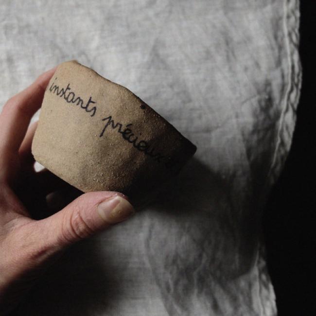 Tasse grès - Instants précieux