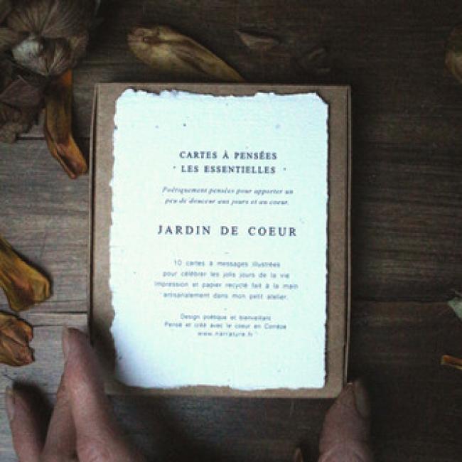 Coffret LES ESSENTIELLES - 10 cartes - Jardin de Coeur