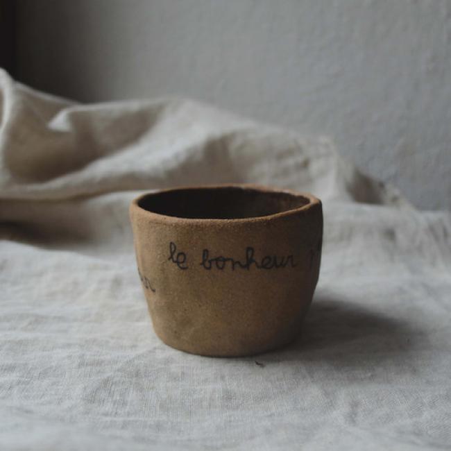 Tasse grès - Le fond du coeur