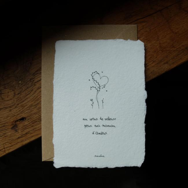 Carte " Maman d'amour "