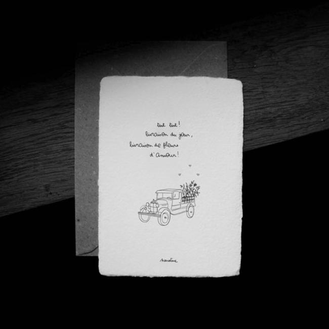 Carte " Livraison d'amour"
