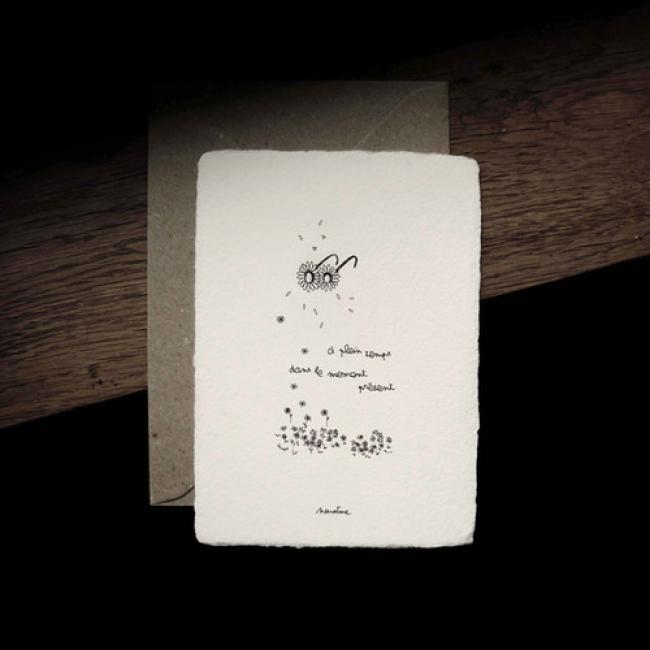 Carte " Moment présent  "