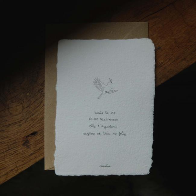Carte " Sagesse et folies "